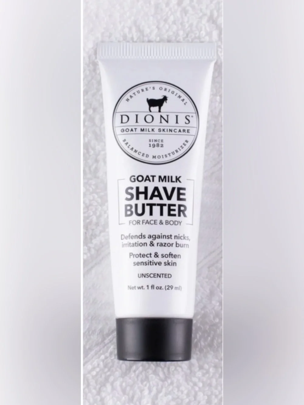 ☀️ 5/25 ☀️ Dionis Unscented Goat Milk Shave Butter for Face & Body, 1 oz.